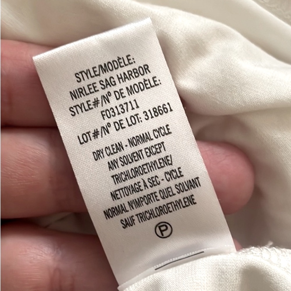 Theory Linen Crochet Mini Dress - Picture 6 of 7
